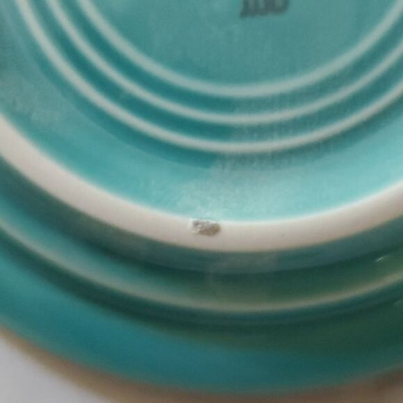 Fiestaware Fiesta CERAMIC Coaster Dish Plate Turquoise MUG CUP COVERS LIDS - Picture 10 of 13